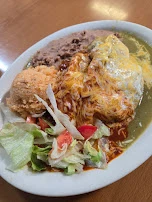 Stuffed Sopapilla with Carne Adobada and Green Chile